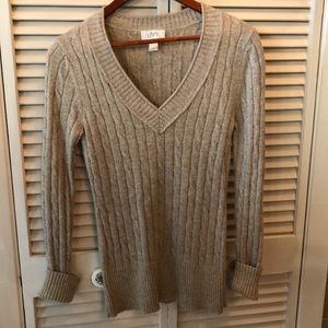 V neck LOFT LITE SWEATER BLOUSE